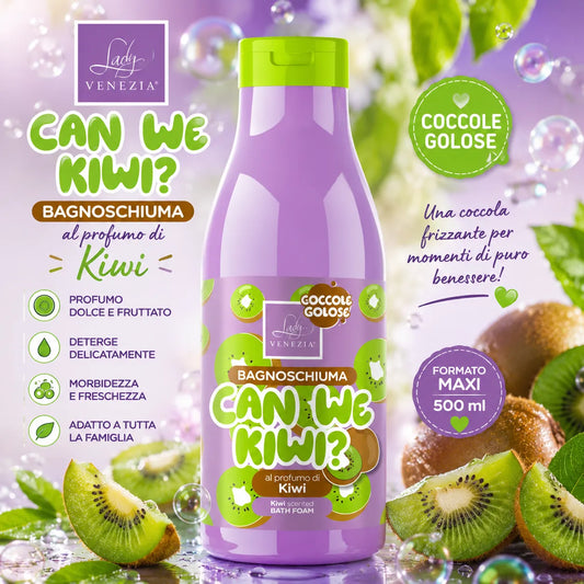 Lady Venezia Coccole Golose Bagnoschiuma “Can We Kiwi?” – Kiwi 500 ml