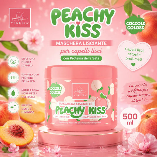 Lady Venezia Coccole Golose Maschera Lisciante “Peachy Kiss” – 500 ml