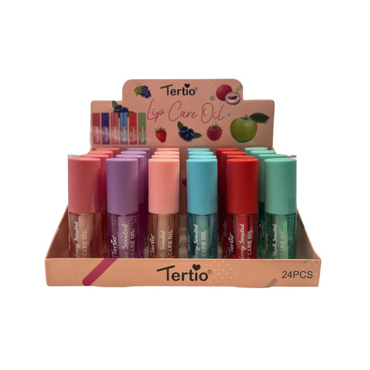 Lip oil fruttato di vari gusti di marca Tertio