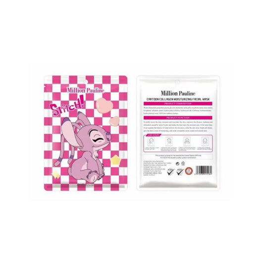 Maschera Viso in Tessuto Angel Rosa