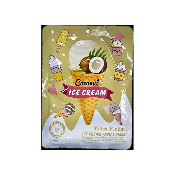 Maschera Viso in Tessuto Ice Cream Coconut