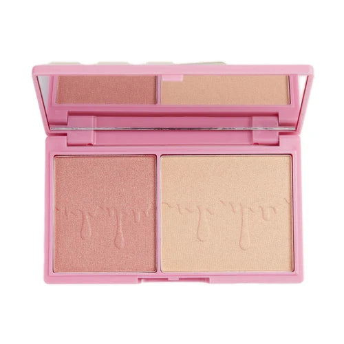 I Love Revolution Rosé Fizz Glow Chocolate Highlighter Palette – Illuminante Glow Effetto Rosé