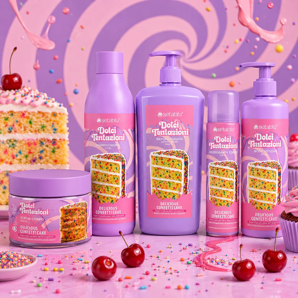 Set Confetti Cake – Set Corpo Completo