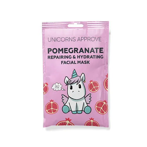 Unicorns Approve Pomegranate Facial Mask – Maschera Viso Idratante e Riparatrice al Melograno