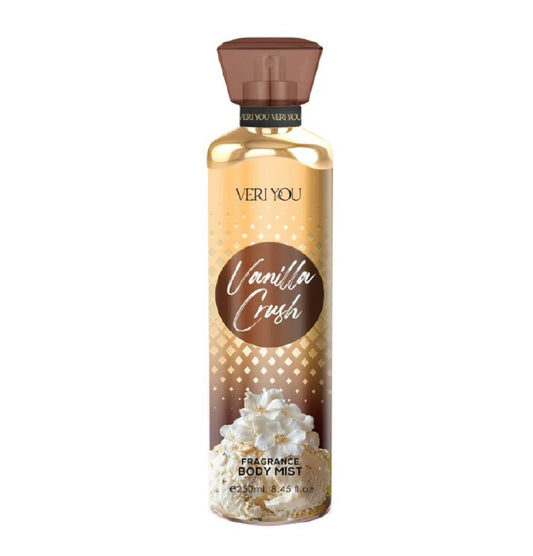 Vanilla Crush Body Mist Spray - Acqua Profumata alla Vaniglia Dolce e Avvolgente 250ml
