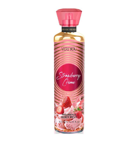 Strawberry Creme Body Mist Spray - Acqua Profumata Fragola e Crema Dolce 250ml
