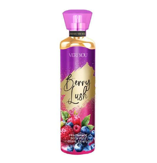 Berry Lush Body Mist Spray - Acqua Profumata Fruttata Dolce e Fresca 250ml