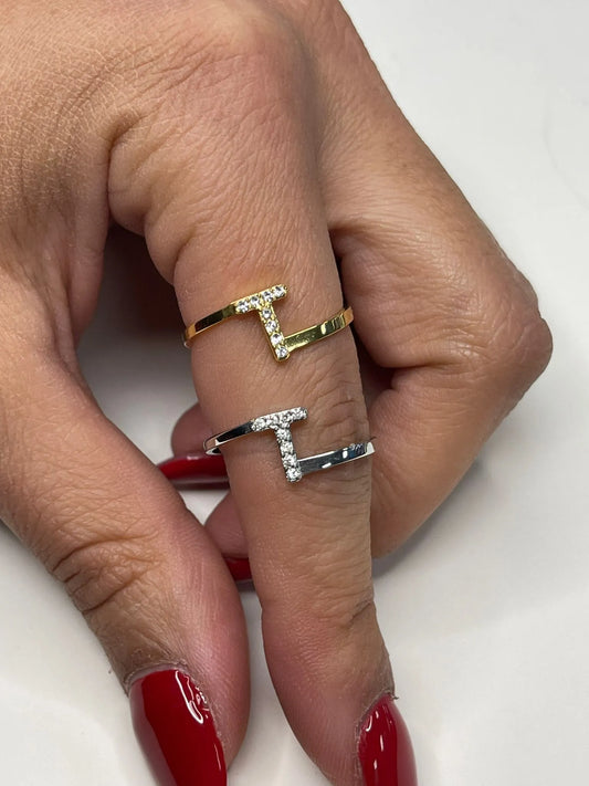 Anello Lettera T