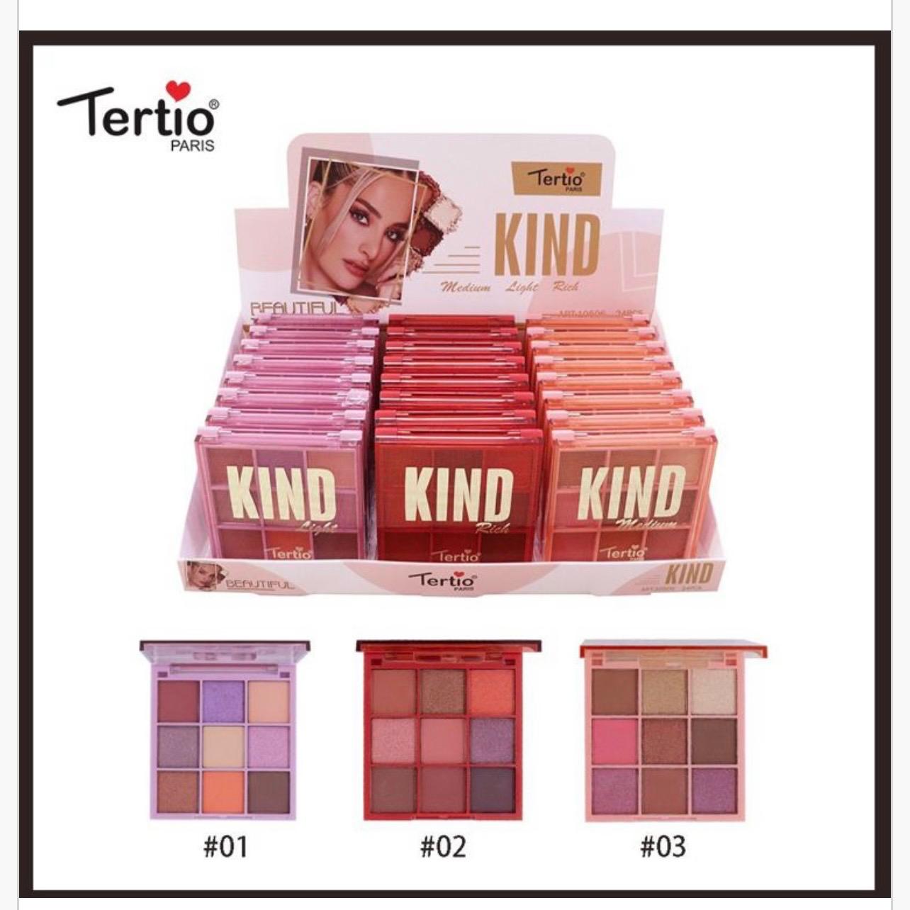 Tertio - Palette Ombretti Kind - Vari Colori