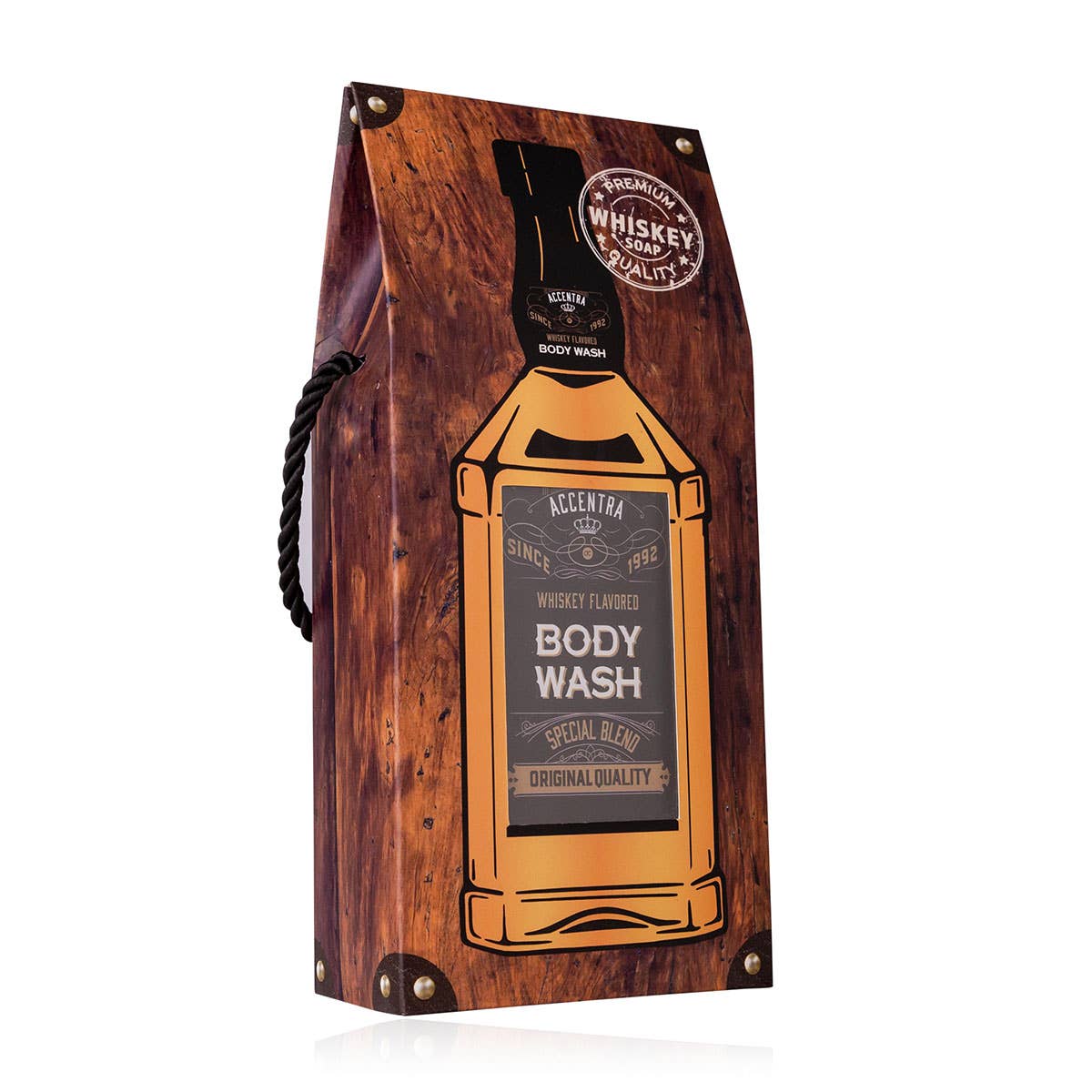 Gel doccia Special Blend per uomo con design whiskey