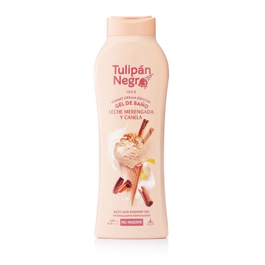 Bagnoschiuma Tulipán Negro Milkshake e Cannella 650 ml