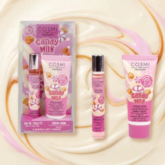 Cosmi Milano - Set Crema Mani + Profumo  Latte e Caramello