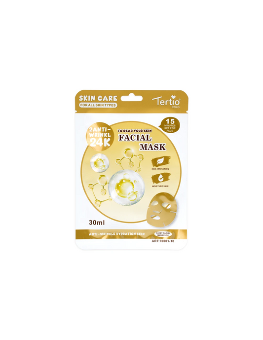 Maschera Viso 24K Oro