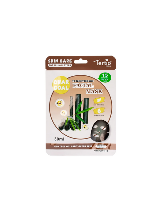 Maschera Viso al Carbone di Bambù