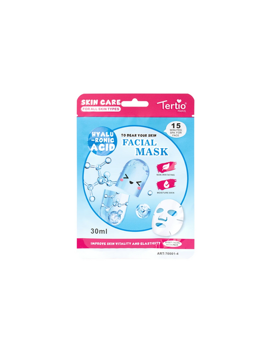 Maschera Viso all’Acido Ialuronico