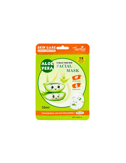 Maschera Viso all’Aloe Vera