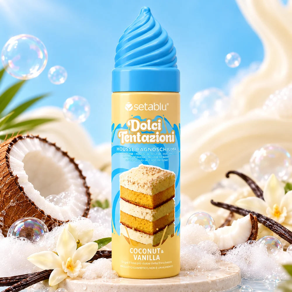 Setablu Dolci Tentazioni Mousse Bagnoschiuma Coconut & Vanilla 200 ml