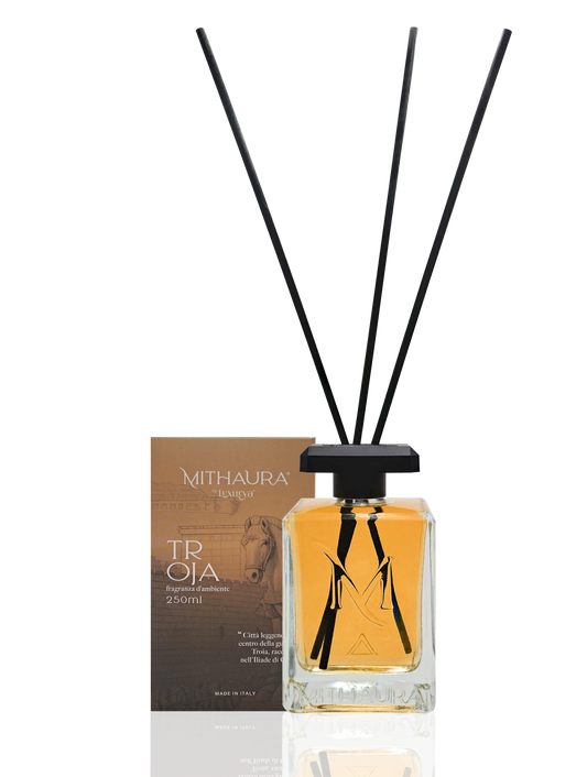 Mithaura - Profumatore Ambiente Tonka , Oud e Rosa 250 ml